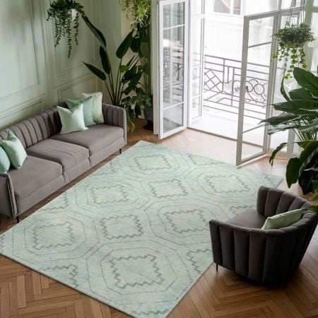 New Bhadohi Collection Wool Rug